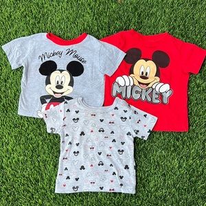 Disney Mickey Mouse T-Shirt - 3 Pack - 12M